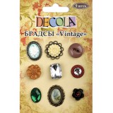"Decola" Брадсы "Vintage", 9 шт.